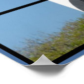 Landschaftliches St Augustine Lighthouse Fensterpo Poster (Ecke)