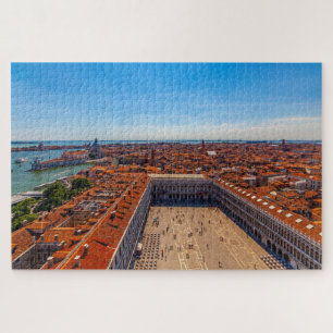 Landschaftliches Stadtbild von Venedig von oben, I Puzzle