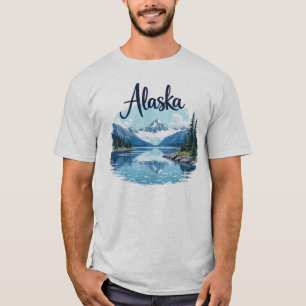 Landschaftliches T-Shirt Alaska