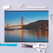 Landschaftliches Tissue Paper zur Brücke von San F Seidenpapier (Handwerk)