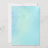 Landschaftliches Tropical Beach Party Einladung (Rückseite)