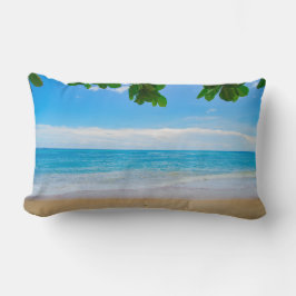 Landschaftliches Tropical Beach Sun Sand und Surfe Lendenkissen
