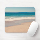 Landschaftliches türkisfarbenes Aquamarines Beach Mousepad (Mit Mouse)