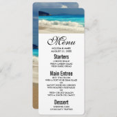 Landschaftliches türkisfarbenes Foto Einladung (Vorne/Hinten)