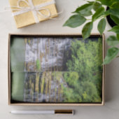 Landschaftliches Twin Falls Rock Island Tissue Pap Seidenpapier (Geschenk)