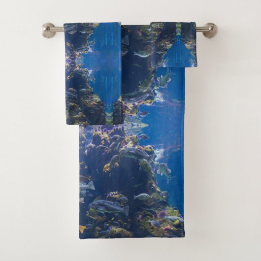 Landschaftliches Unterwasser des Meeres Badhandtuch Set (Insitu)