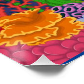 Landschaftliches Unterwasser-Display Stingray Cora Poster (Ecke)
