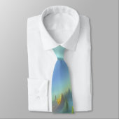 Landschaftliches Wasserfall Landschaft Kunst, Dich Krawatte (Gebunden)