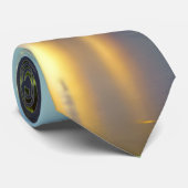 Landschaftliches Wasserfall Landschaft Kunst, Dich Krawatte (Gerollt)