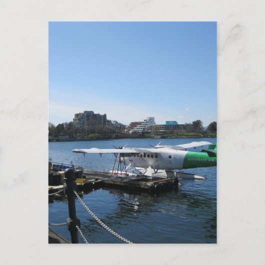 Landschaftliches Wasserflugzeug in Victoria Postkarte (Vorderseite)