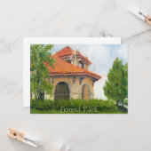 Landschaftliches Weltmesse-Pavillon 1904 - St. Lou Karte (Vorderseite/Rückseite Beispiel)