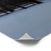 Landschaftliches Winter Landschaftsbild Foto Poster (Ecke)