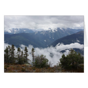 LandschaftPurcell Berge von BC Kanada-Karte