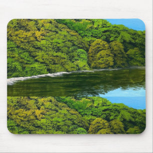 Landschafts-Mauspad, um die Natur zu spüren Mousepad