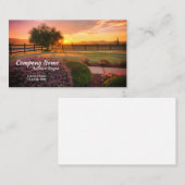 Landschafts- oder Sozialversicherungskarte Visitenkarte (Vorne/Hinten)