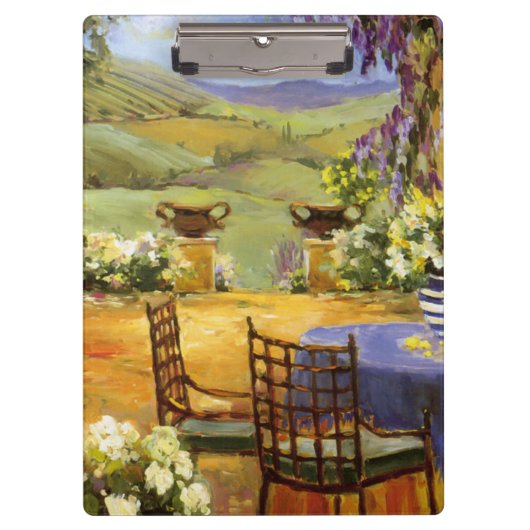 Landschafts-Terrasse Klemmbrett (Vorderseite)