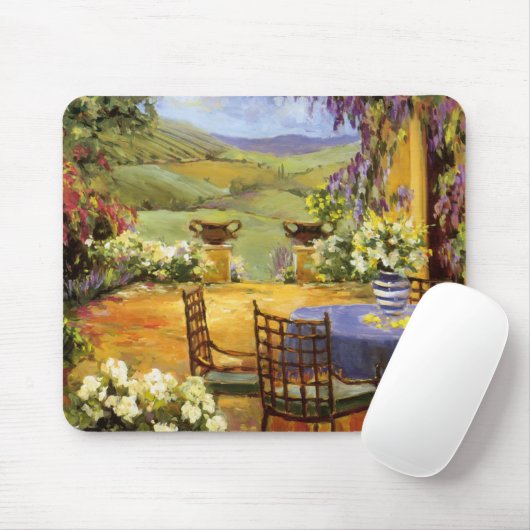 Landschafts-Terrasse Mousepad (Mit Mouse)