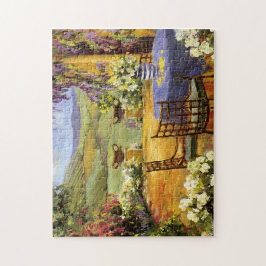 Landschafts-Terrasse Puzzle (Vertikal)