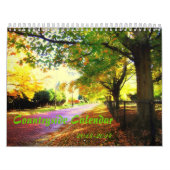 Landschafts-themenorientierter Kalender (Titelbild)