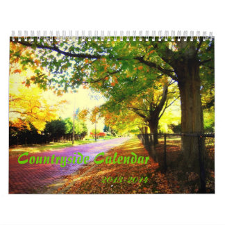 Landschafts-themenorientierter Kalender