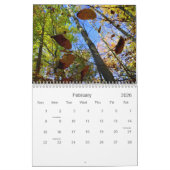 Landschafts-themenorientierter Kalender (Feb 2026)