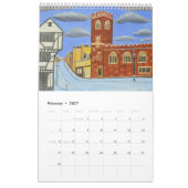 Landschafts Weltkalender Kalender (Feb 2027)