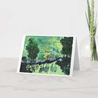 Landschaftsanmerkungskarte Vans Gogh ähnliche Karte