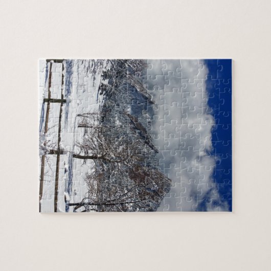 Landschaftsansicht Boulders Colorado Flatirons Puzzle (Horizontal)