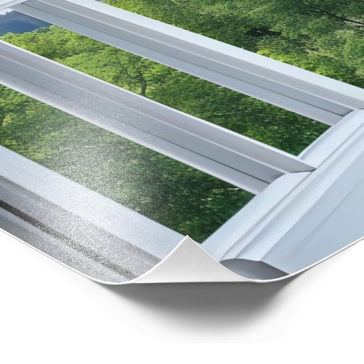 Landschaftsansicht Fotodruck (Ecke)