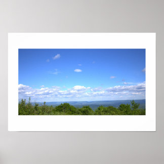 Landschaftsansicht-Fotoplakat Poster
