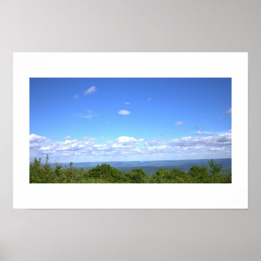 Landschaftsansicht-Fotoplakat Poster (Vorne)