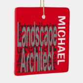 Landschaftsarchitektin CUSTOM Keramikornament (Rechts)