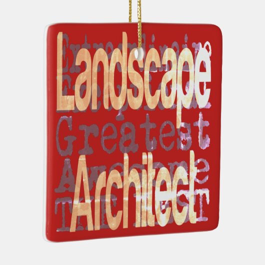 Landschaftsarchitektin Keramikornament (Rechts)