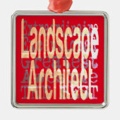 Landschaftsarchitektin Ornament Aus Metall (Vorne)