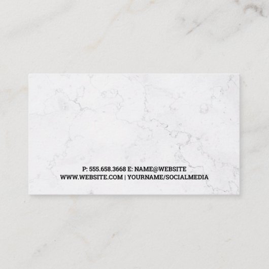 Landschaftsarchitektur | Sukkuläre Pflanze Visitenkarte (Rückseite)