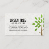 Landschaftsarchitektur | Tree-Symbol Visitenkarte (Vorderseite)