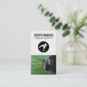 Landschaftsarchitektur | Trimmer | Rasenmäher Visitenkarte (Stehend Vorderseite)