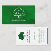 Landschaftsarchitektur-Visitenkarte Visitenkarte (Vorne/Hinten)