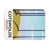 Landschaftsbahnposter von Cotswolds Magnet (Horizontal)