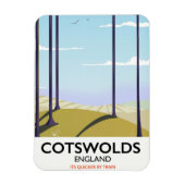 Landschaftsbahnposter von Cotswolds Magnet (Vertikal)