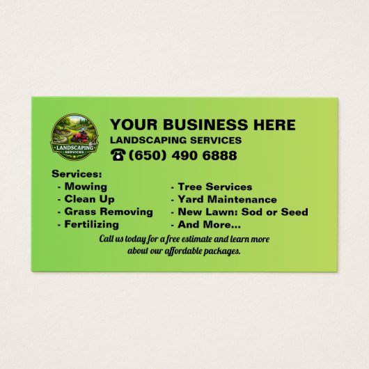 Landschaftsbau (Vorderseite)