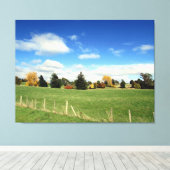 Landschaftsbauerntriptychon Leinwanddruck (Insitu (Holzboden))