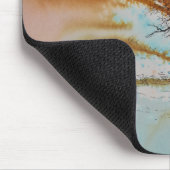 Landschaftsbaum Kunst Mousepad (Ecke)