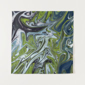 Landschaftsbild Abstrakte Malerei | Beste Kunst Wandteppich (Vorderseite (Horizontal))