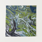 Landschaftsbild Abstrakte Malerei | Beste Kunst Wandteppich (Vorderseite)