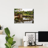 Landschaftsbild am Ufer Poster (Heimbüro)