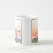 Landschaftsbild bei Sunset mit rustikalem Windmill Kaffeetasse (Mittel)