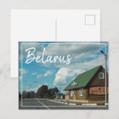 Landschaftsbild Belarus Landschaft Postkarte (Vorne/Hinten)