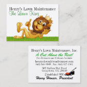 Landschaftsbild - Betriebskarte für die Instandhal Visitenkarte (Vorne/Hinten)