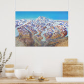 Landschaftsbild des Nationalparks Denali Poster (Küche)